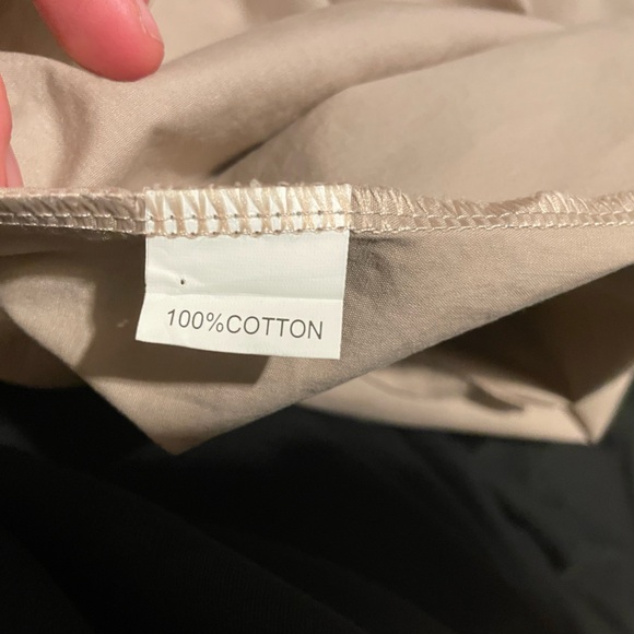 N by Nancy Smocked Off the Shoulder Puff Sleeve Babydoll Dress/Top Sz Large - Picture 13 of 14